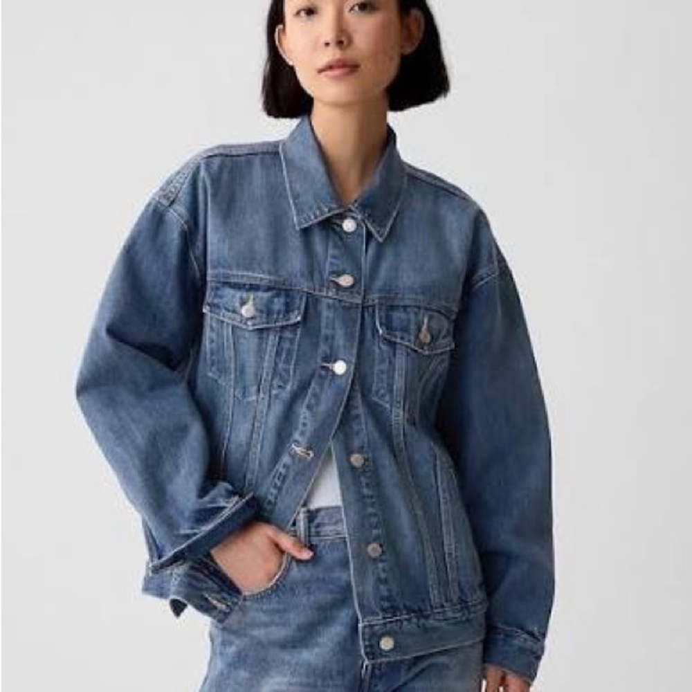 Gap Oversized Icon Denim Jacket - size XL - Picture 5 of 5